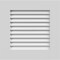 Ekena Millwork 12"W x 12"H True Fit PVC Louver Shutters Sample, White SAMPLE-TFPLVWH - alternate 1